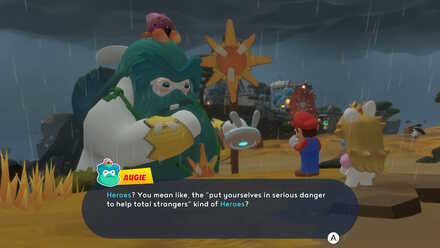 Wardens will ask for your help upon landing on their Planet