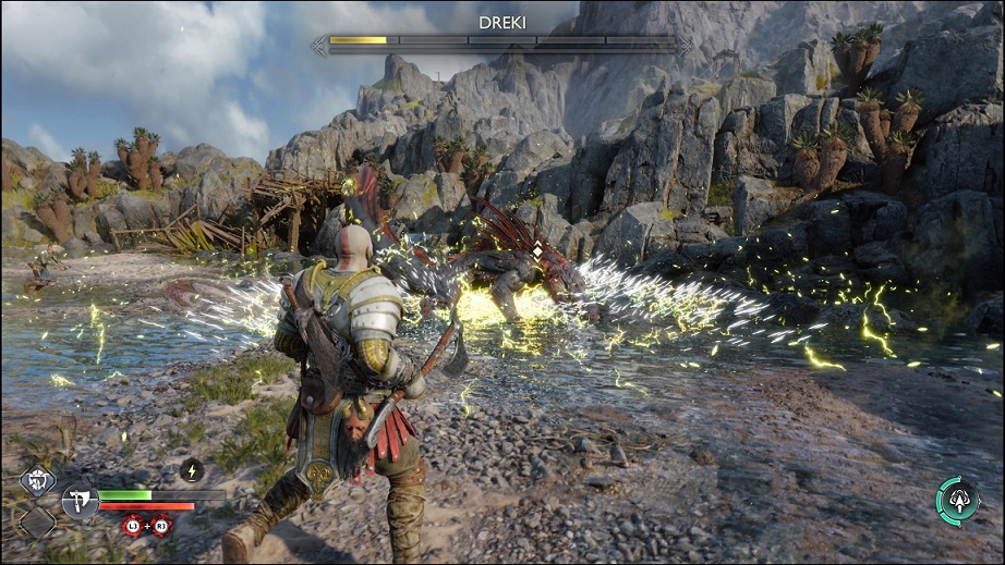 Ragnarok - roll away from lightning attacks