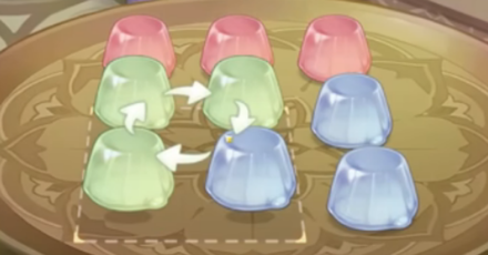 Genshin Impact - Coruscating Potential - Rotate four jellies