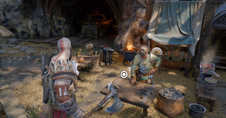 GoW Ragnarok -Talk to Sindri