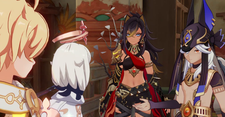 Genshin Impact - Secret of the Scorching Desert Quest Guide - Walkthrough - Go Back to the Village Chief