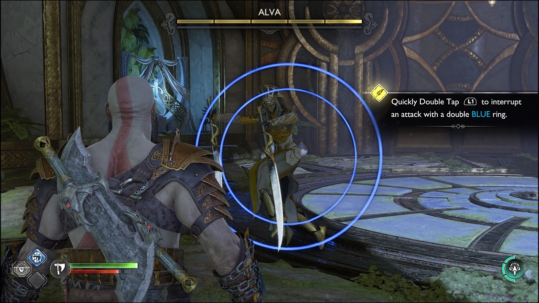 Ragnarok - interrupt the blue ring attacks