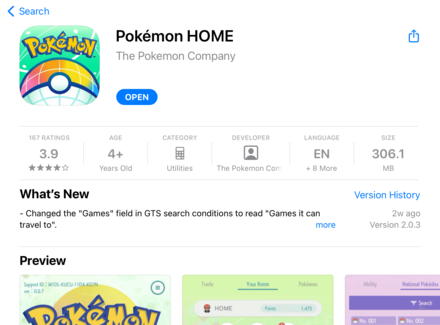Pokemon Scarlet and Violet SV - Downloading Pokemon Home in the App Store