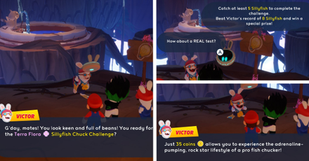 Mario + Rabbids Sparks of Hope - Talk to Victor to start the Challenge!
