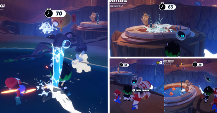 Mario + Rabbids Sparks of Hope - Dash the Sillyfish and get it into the fountain