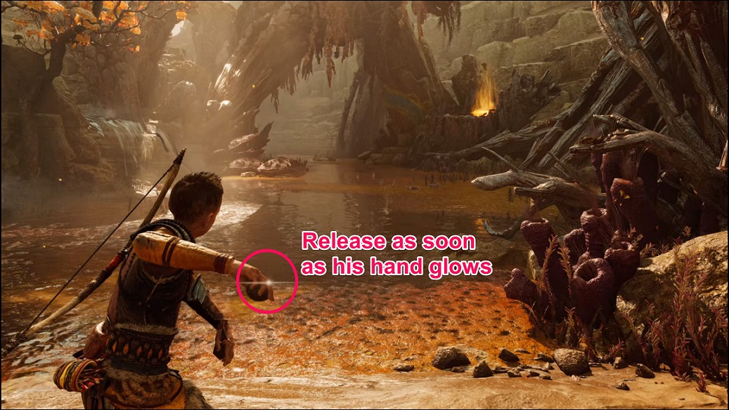 Ragnarok - stone skipping minigame