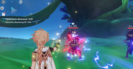 Genshin - Focus Target Untouched Mobs