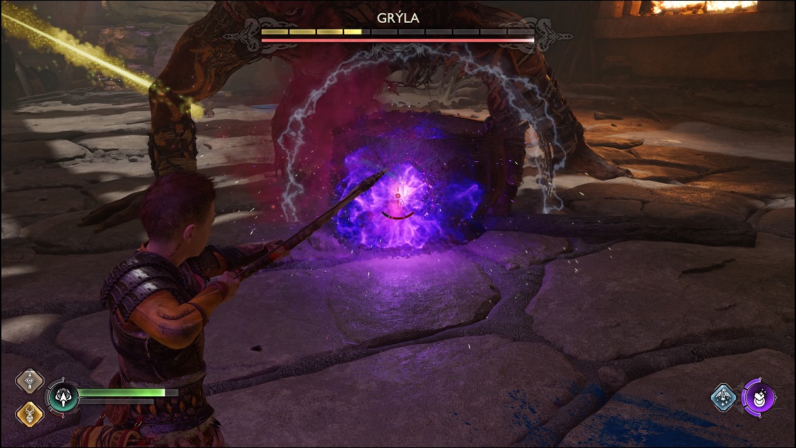 Ragnarok - Gryla with her cauldron dropped