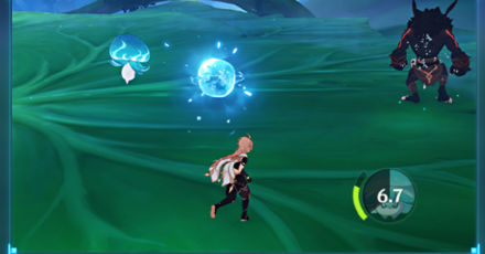 Genshin - Corresponding Skill Usage