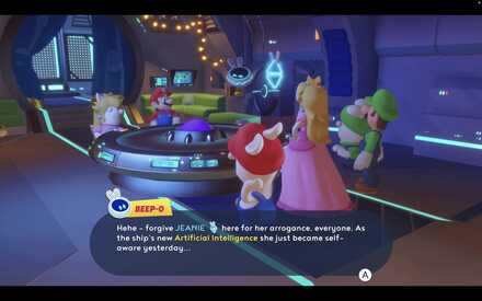 Jeanie was built by Beep-0 to pilot the WM ARC