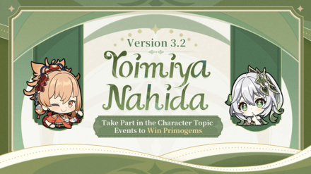 Genshin Impact - Nahida  Topic Event for 3.2