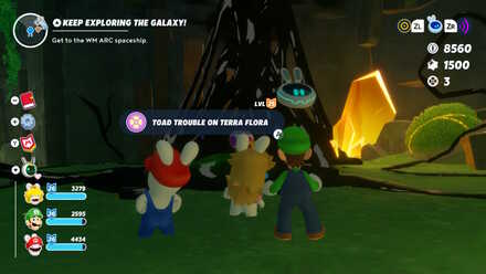 Mario + Rabbids Sparks of Hope - Toad Trouble on Terra Flora Darkmess Puddle