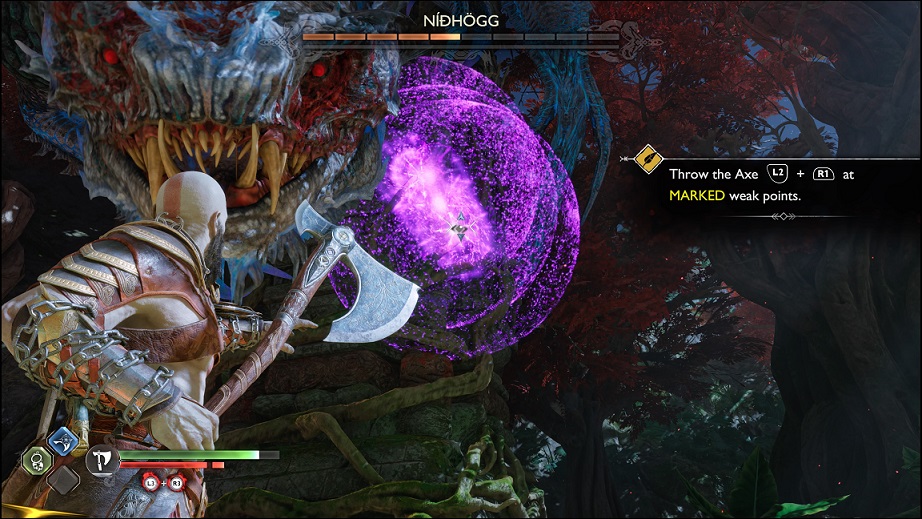 Ragnarok - Nidhogg marked weak points