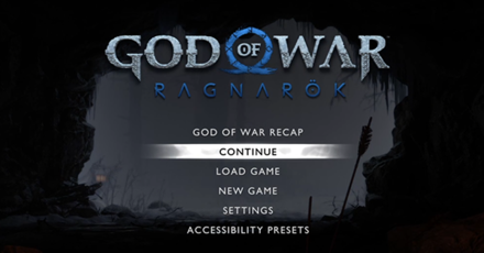 GOWR - Title Screen Continue Button