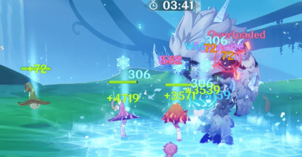 Genshin - Heal through Cryo Fields