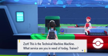 Pokemon Scarlet and Violet - TM Machine at Pokemon Center