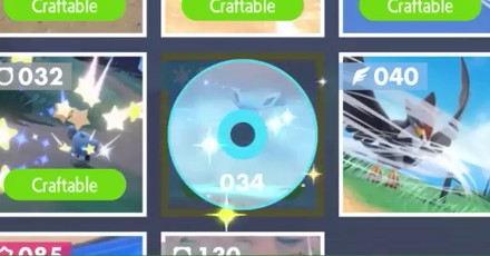 Pokemon Scarlet and Violet - TM 34, Icy Wind