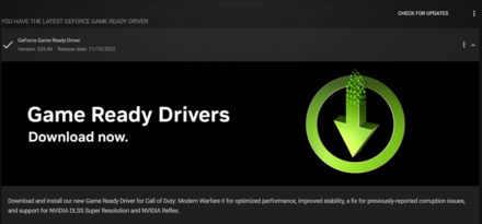 MW2 - Game Ready Drivers
