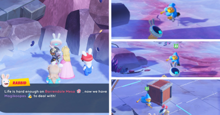 Mario + Rabbids Sparks of Hope - Help the Rabbid deal with the Magikoopas