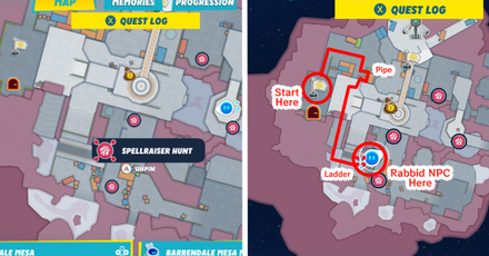 Mario + Rabbids Sparks of Hope - Quest Location and how to get there
