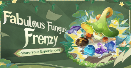 Genshin - Fabulous Fungus Frenzy Topic Event Page