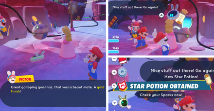 Mario + Rabbids Sparks of Hope - Catch at least 8 fish