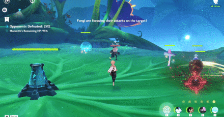 Genshin - Fabulous Fungus Frenzy Topic Event Combat and Training