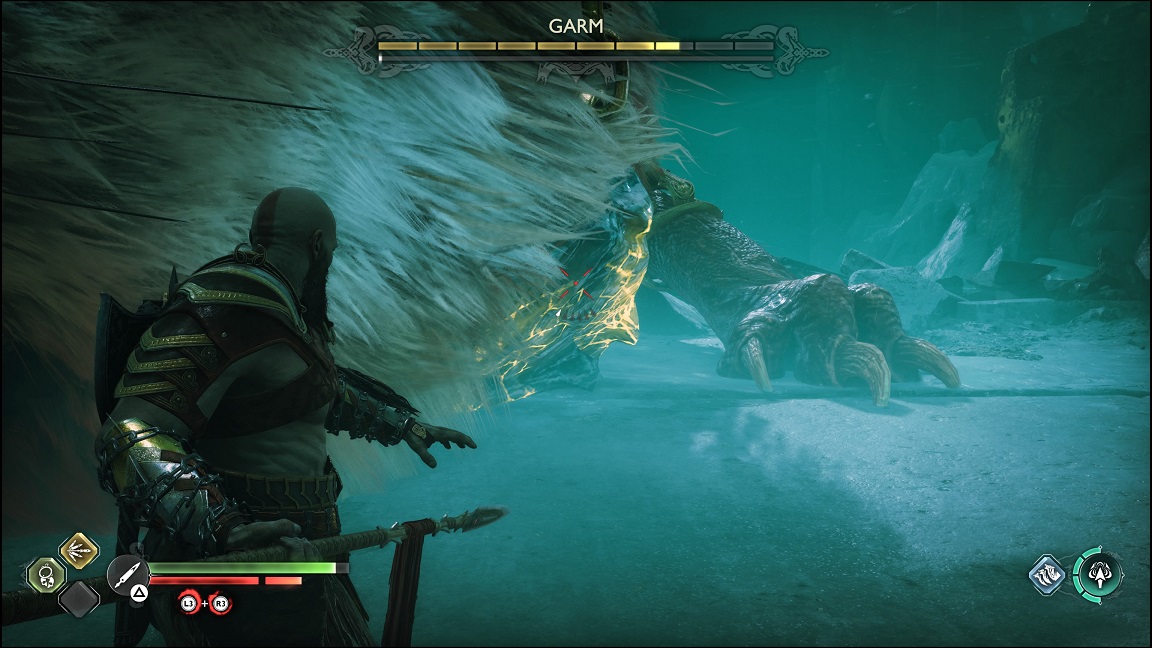 Ragnarok - impale the glowing chains