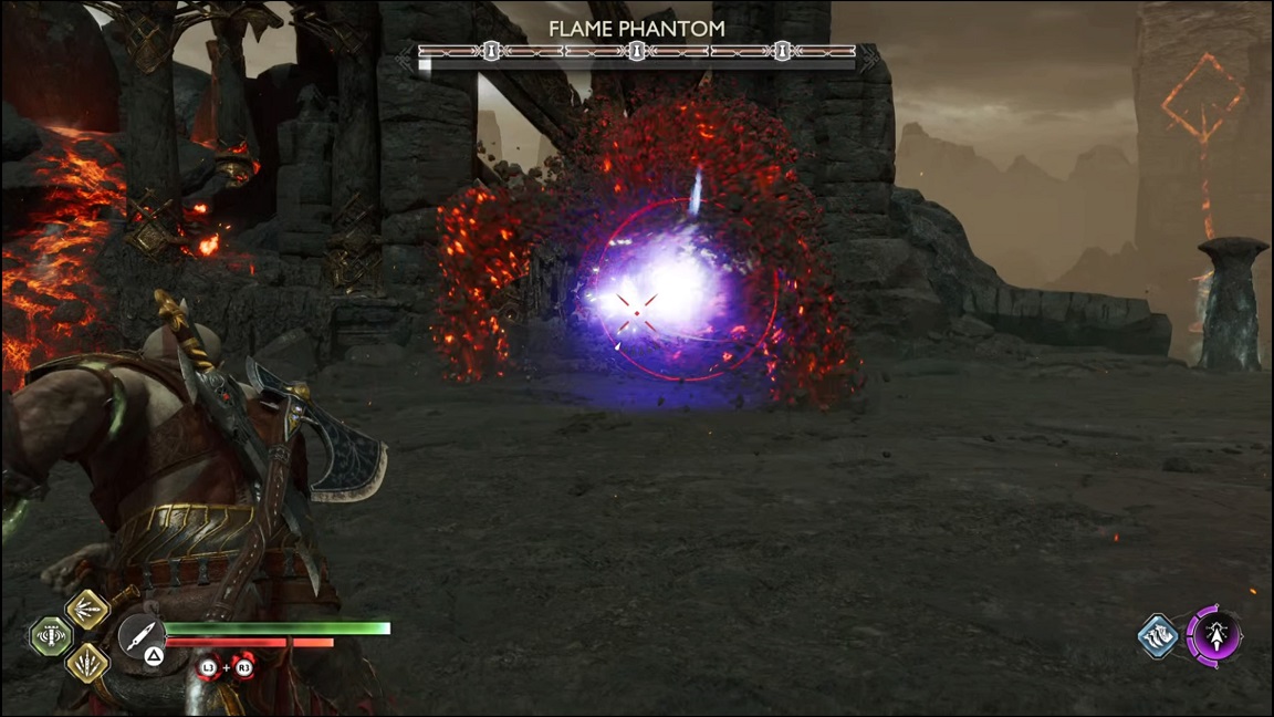 Ragnarok - attacking the Flame Phantom