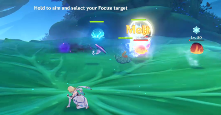 Genshin - Coordinated Assault Day 4 - Use elements against slime