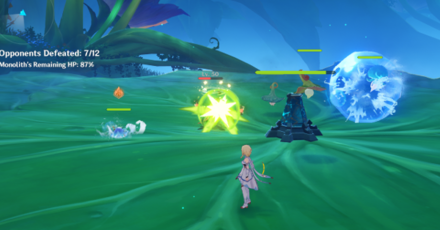 Genshin - Zone Defense Day 4 - Keep Monolith health above 60%