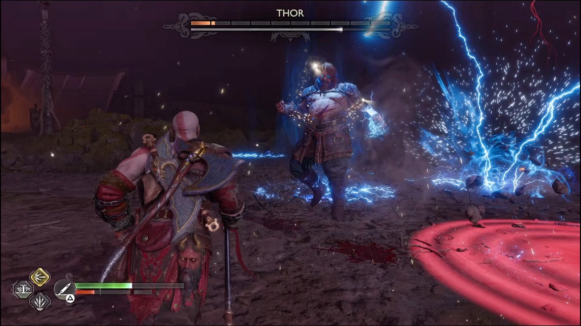 Ragnarok - Thor charging up