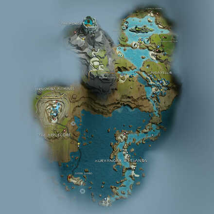 God of War Ragnarok - Svartalfheim Map