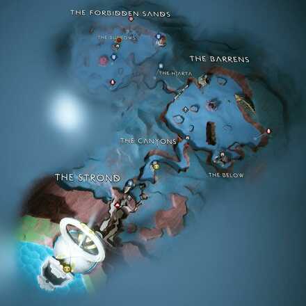 God of War Ragnarok - Alfheim Map