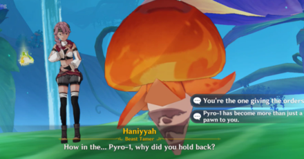 Genshin - The Strongest Opponent! The Biggest Crisis! Quest Step 5 - Talk to Haniyyah and defeat her again