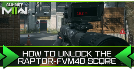 Modern Warfare 2 - How to Unlock the Raptor-FVM40
