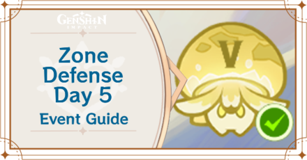Genshin Impact - Zone Defense Day 5 Guide for Special Training Event