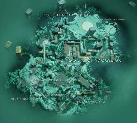God of War Ragnarok - Helheim Map