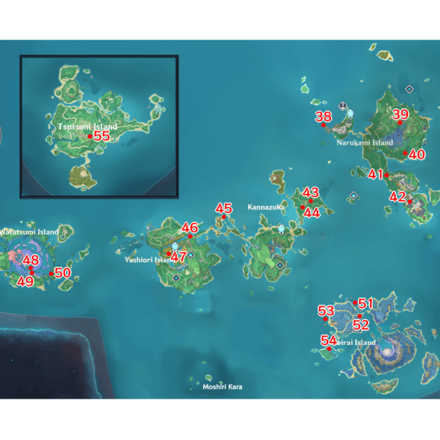 Genshin - All Viewpoint Locations Inazuma
