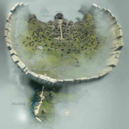 God of War Ragnarok - Asgard Map