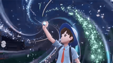 Pokémon Scarlet and Violet SV - Using a Tera Orb Item