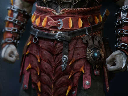 Dragon Scaled Girdle Armor