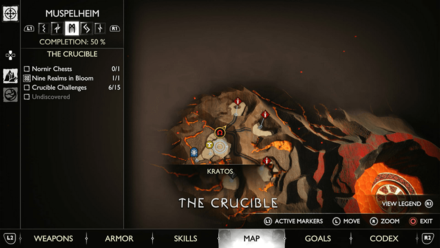 GoW Ragnarok - Map View