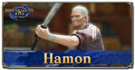 MH Rise Hamon the Blacksmith