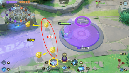 Pokemon UNITE - New Sitrus Berry Location