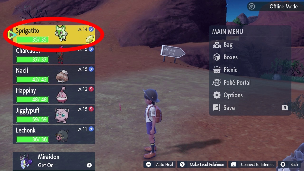 How to Auto Heal your Pokemon by pressing the "-" button on your Nintendo Switch - Pokemon Scarlet and Violet (SV)