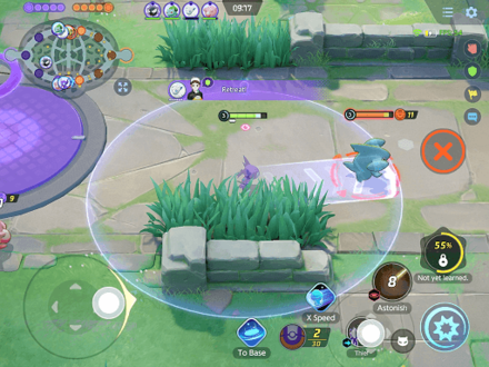 Pokemon UNITE - Sableye Guards Allied Goal Zone