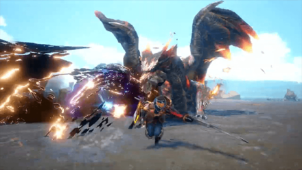 MH Rise Sunbreak - Risen Kushala Daora Swiping Wind Claws