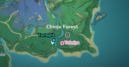 Genshin - Greenery Chapter Day 2 - Tartaglia and Yoimiya