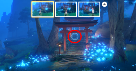 Genshin - How to Angle to Span Photo-Taking Points Day 2 Chinju Forest Inazuma